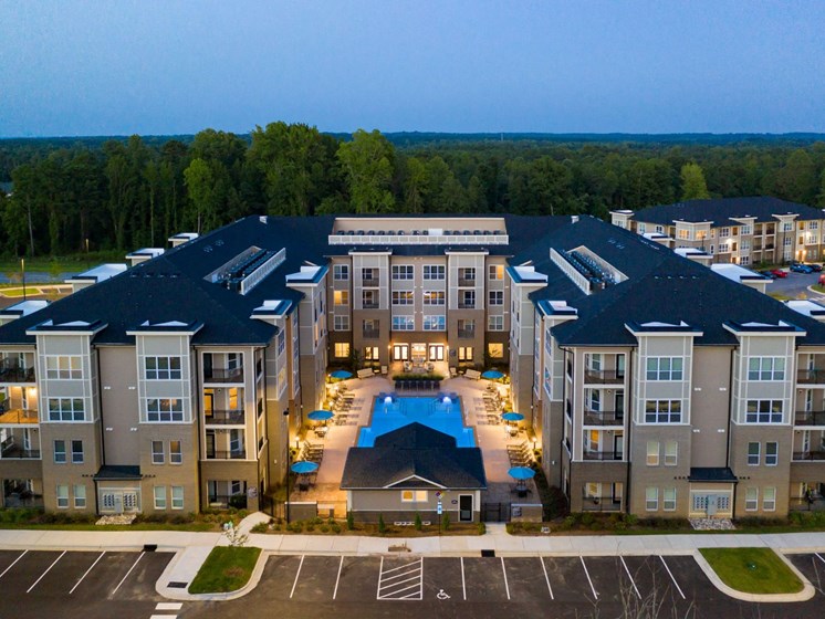 Aerial View Of The Property at Abberly Solaire Apartment Homes, Garner, North Carolina